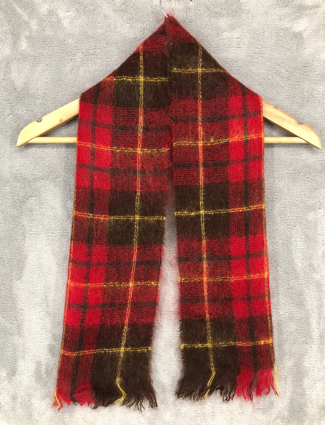 ◇BADBLOOD◇ BS Mohair Muffler Cream Oversized Milk Muffler - ivory & birch