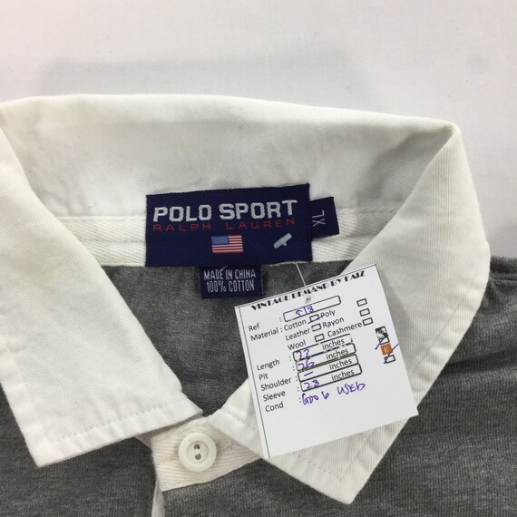 POLO SPORT Striped Long Sleeve Polo Shirt Ralph Lauren Shirt - Etsy