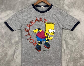ヴィンテージ バート・シンプソン Tシャツ：90年代の漫画Tシャツ