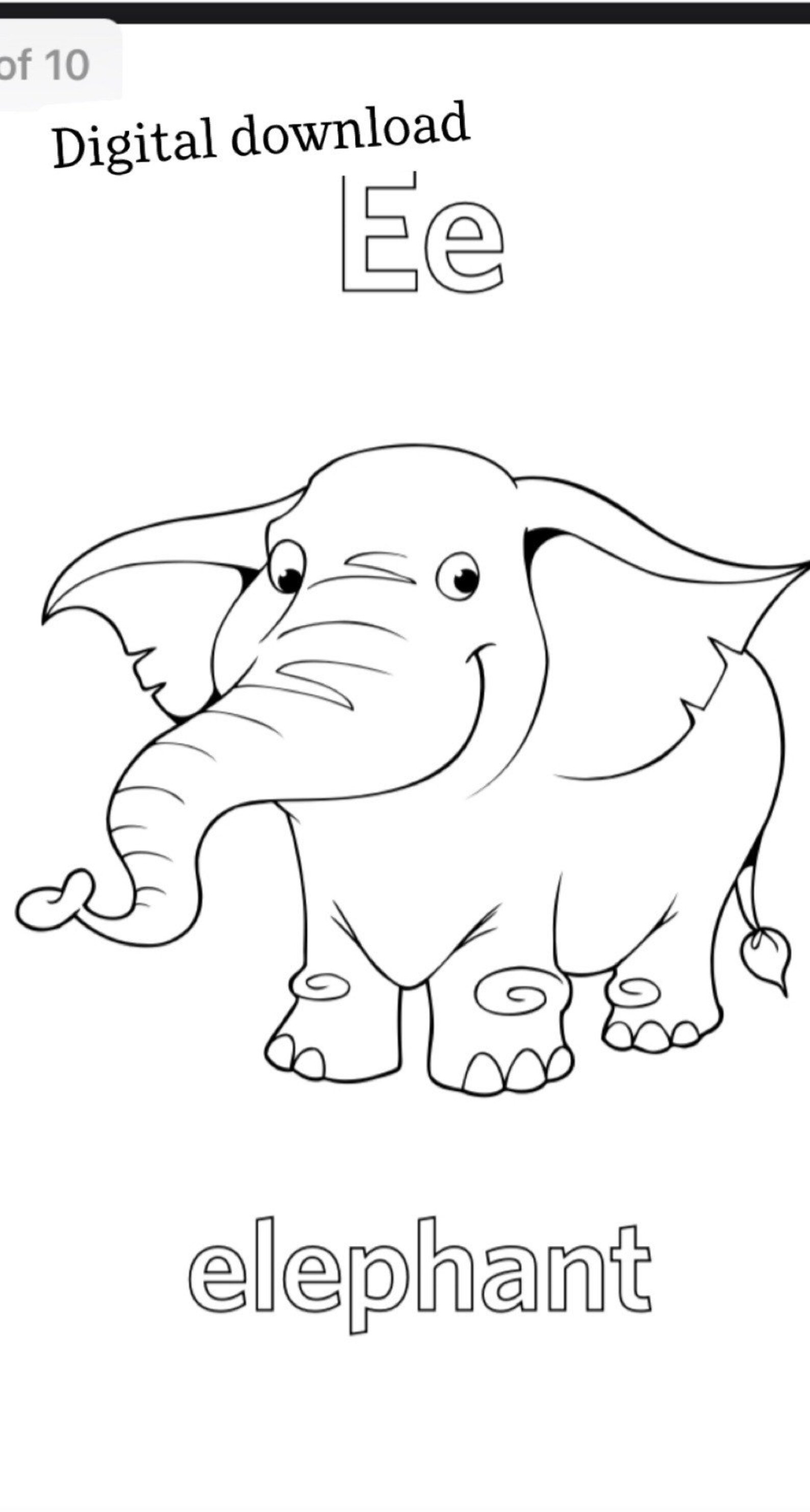 Kids Coloring Pages Digital | Etsy