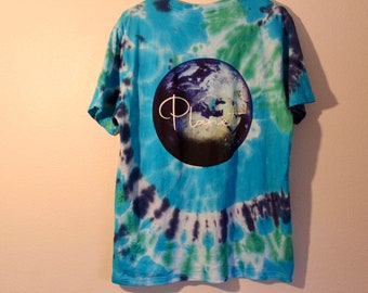 Planet Earth Tie Dye Shirt Size Large