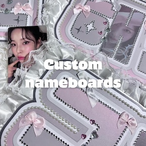 Kpop - Banners/tablones de anuncios personalizados para cualquier grupo / Zerobaseone | TXT | Enhypen | Stray Kids | Ateez | Riize | Aespa | BTS | Boynextdoor | NCT