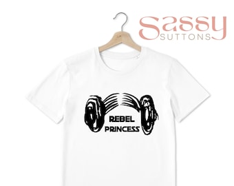 Rebel Princess SVG, Kindergröße SVG, Star Wars SVG