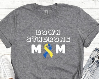 Down Syndrome Mama Ribbon Shirt, Down Syndrome Awareness Shirt, Trisomy 21 T21 Shirt, Down Syndrome Mama Shirt, New Down Syndrome Mom Gift