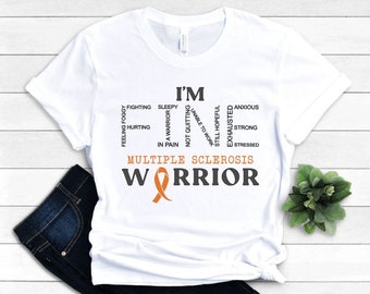 T-shirt Multiple Sclerosis Warrior, MS Awareness