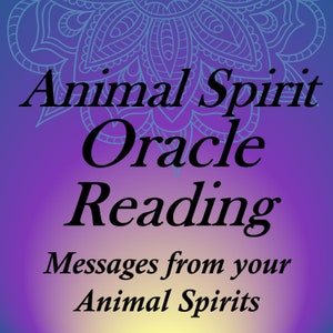 Lecture de l'oracle de l'esprit animal * Messages angéliques * Signes divins * Ascension * Conseils sur votre voyage * Spiritualité intuitive Guide de l'âme