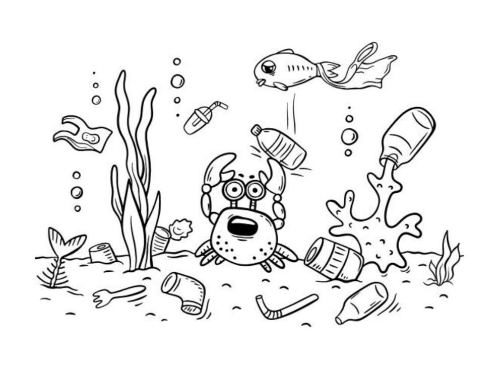 Summer/outdoor Themed Coloring Pages for Kids, Printable Coloring Pages