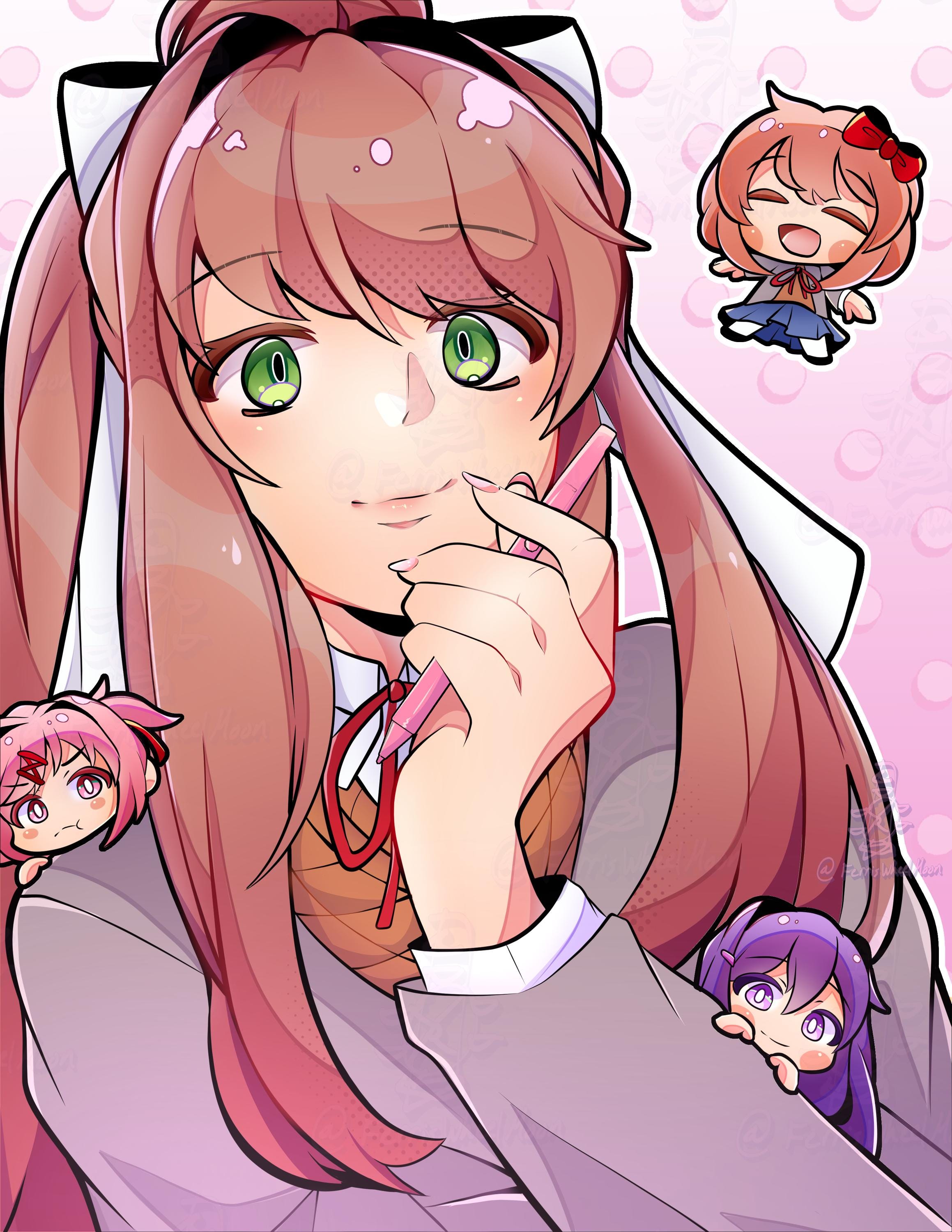 Ddlc monika poster - Etsy 日本