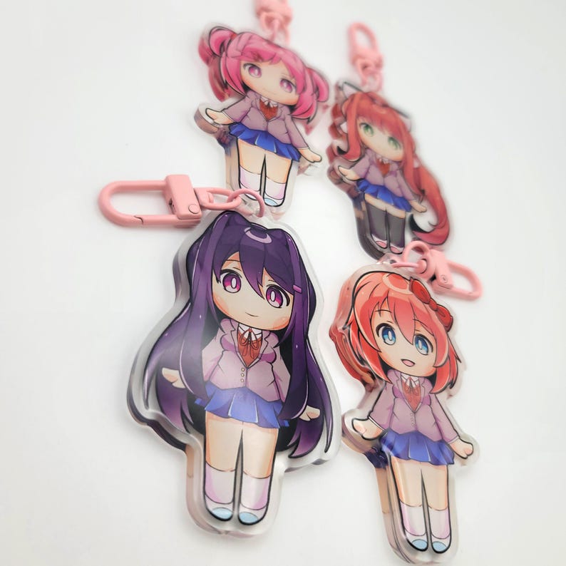 Doki Doki Literature Club - DDLC Charms - Etsy