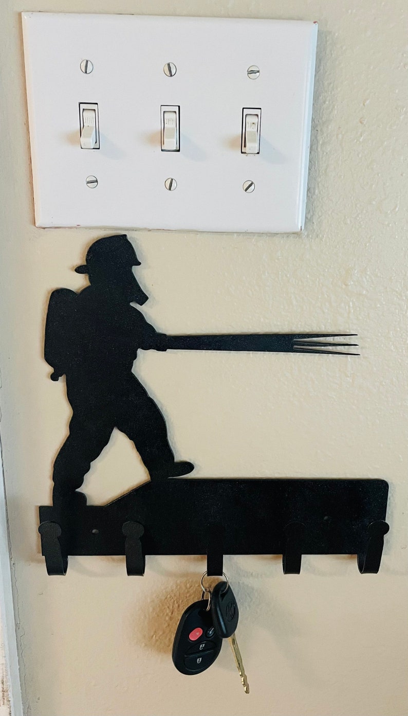 Firefighter Key Holder - Etsy