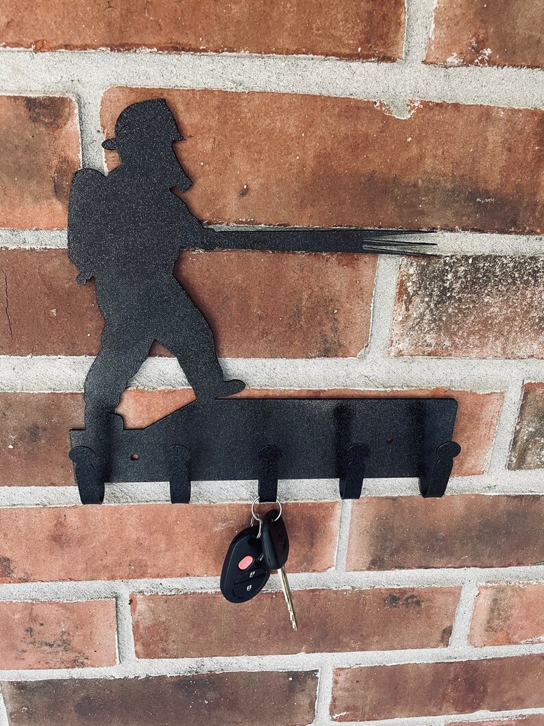Firefighter Key Holder - Etsy