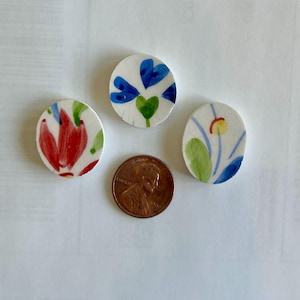 Custom order, commissioned broken china jewelry imagem 8