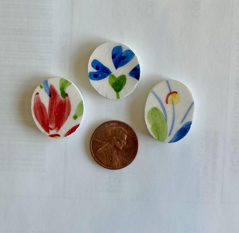Custom order, commissioned broken china jewelry imagem 8