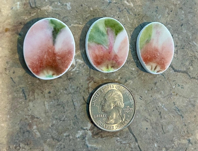 Custom order, commissioned broken china jewelry imagem 7