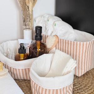 Anpassbarer Baby-Aufbewahrungskorb, Stoffkorb – ideal für den Wickeltisch, Windeln, Feuchttücher und mehr!