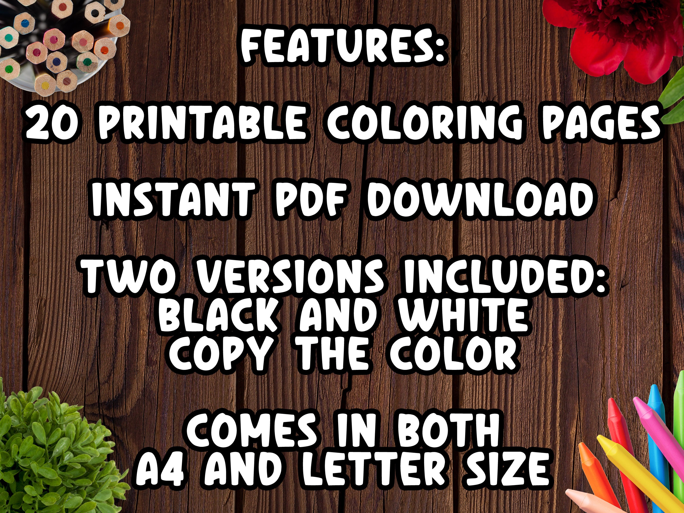 Fruits Printable Coloring Pages [PDF] - Copy the Color - Digital