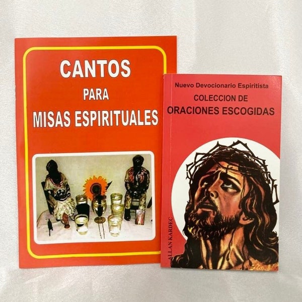 Libro de Oraciones, Misas Espirituales, Cantos para Misas Espirituals, Collection of Selected Prayers, Santeria, Palo, Altar