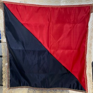 Satin Panuelo de 7 Potencia Africana, 7 African Powers, Oya Panuelo de Santo, Santo, Osha, Ifa, Panuelo de Santo, Ochun, Yemaya, Obatala