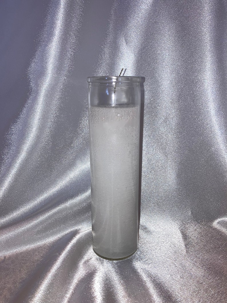 7 Day White Candle/Ritual Candle/7 Day Solid Color Glass Etsy