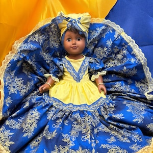 19&quot; Spiritual Dolls Religious Yoruba, Yemaya y Oshun Muñeca, Las dos Aguas, Santeria, Iyawo, Espiritual Eggun