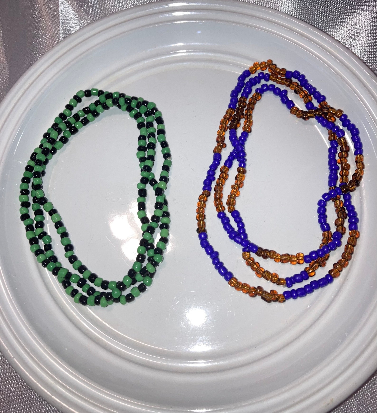 SANTERIA Bead Necklaceselekescollareseleke Necklaces Yoruba Etsy