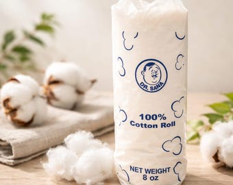 100% Pure Cotton Roll – Spiritual Cleansing, Head Rituals (8 oz)