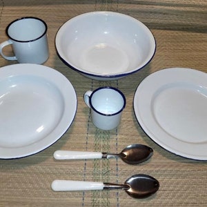 Santeria Iyawo Dinner Set, Oshun, Yemaya, Elegua, Oggun, Obatala, Chango, Orisha, Santeria, Santero,
