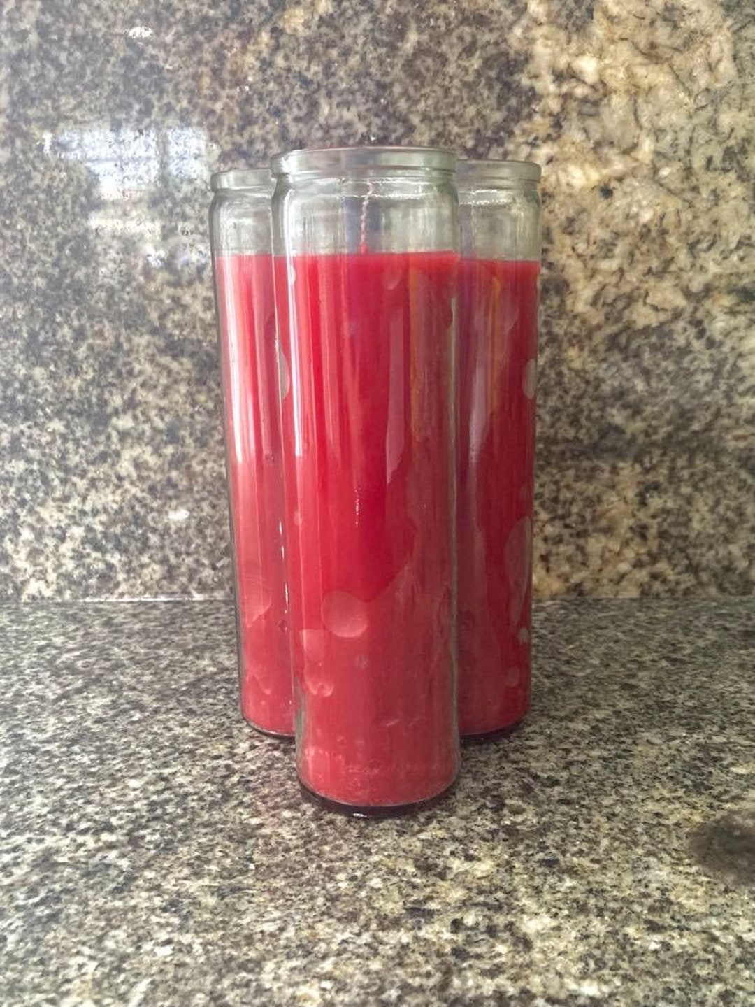 7 Day Red Candle,ritual Candle,7 Day Solid Color Glass Candle,plain 7