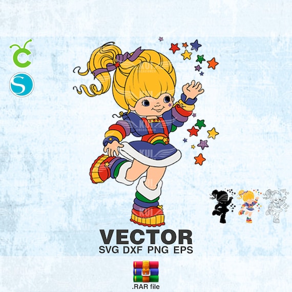 Vector Rainbow Brite 80s SVG Png Dxf Eps Mould, for Sublimation Cutting or  Printing, Vintage Cartoon Download 80s Cartoon -  Canada