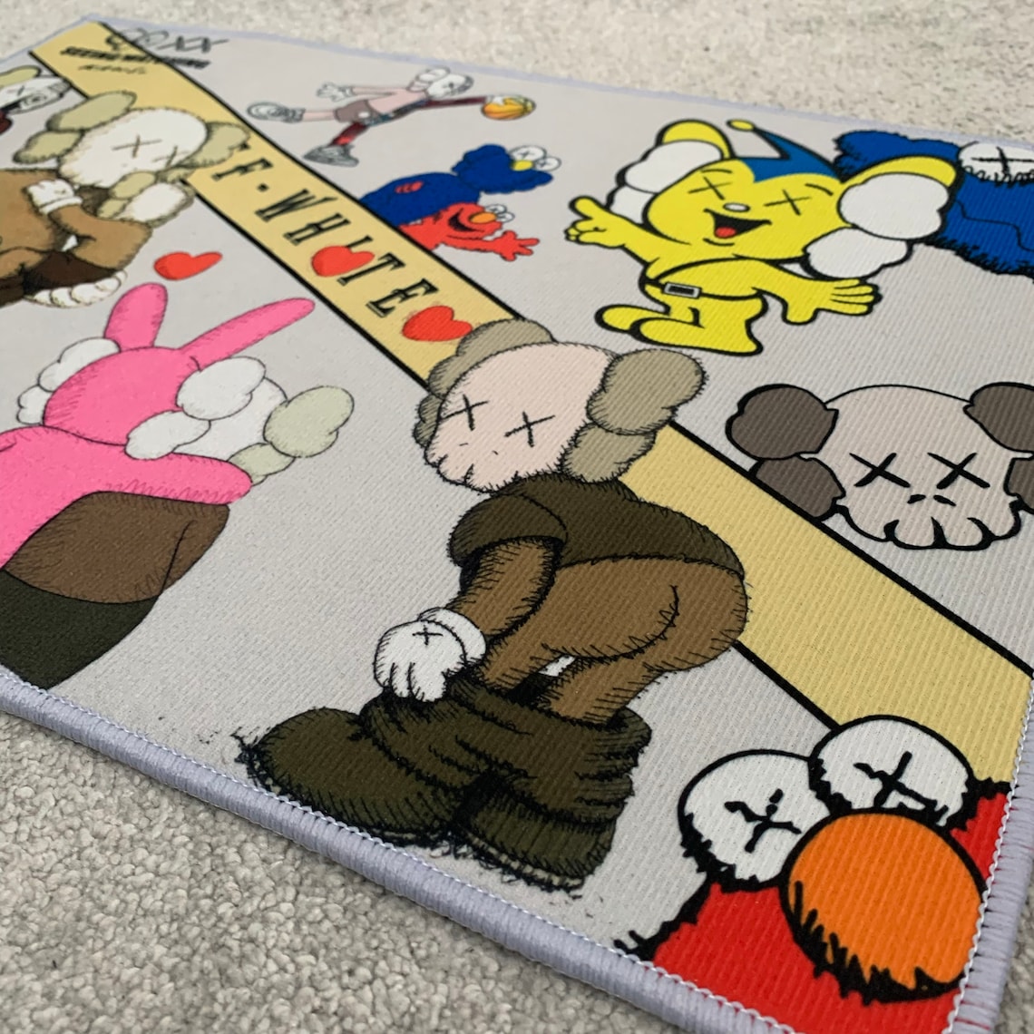 Hypebeast Kaws Mat/Rug AntiSlip H40cm X L60cm Etsy