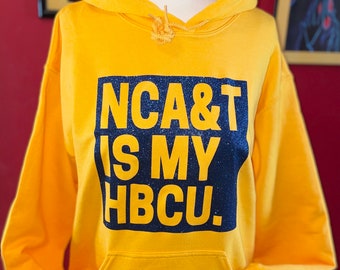 My HBCU Period T-Shirt, Long Sleeve Tshirt, Sweatshirt, Hoodie-North Carolina A&T, NCAT, HBCU Shirt, Aggies, College Shirt for Women