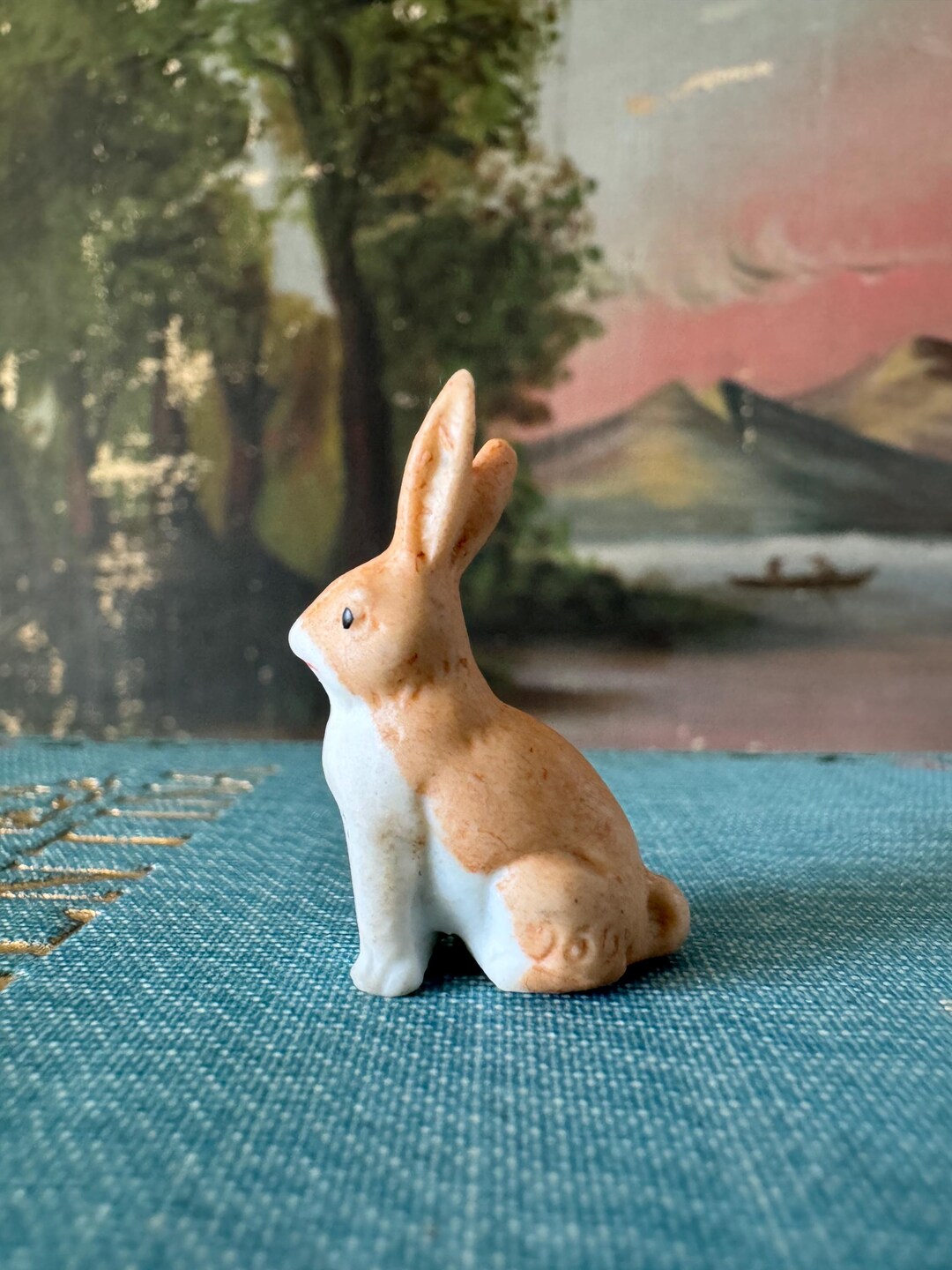 Antique Hertwig Bisque Bunny Rabbit Made in Germany Penny Doll ...