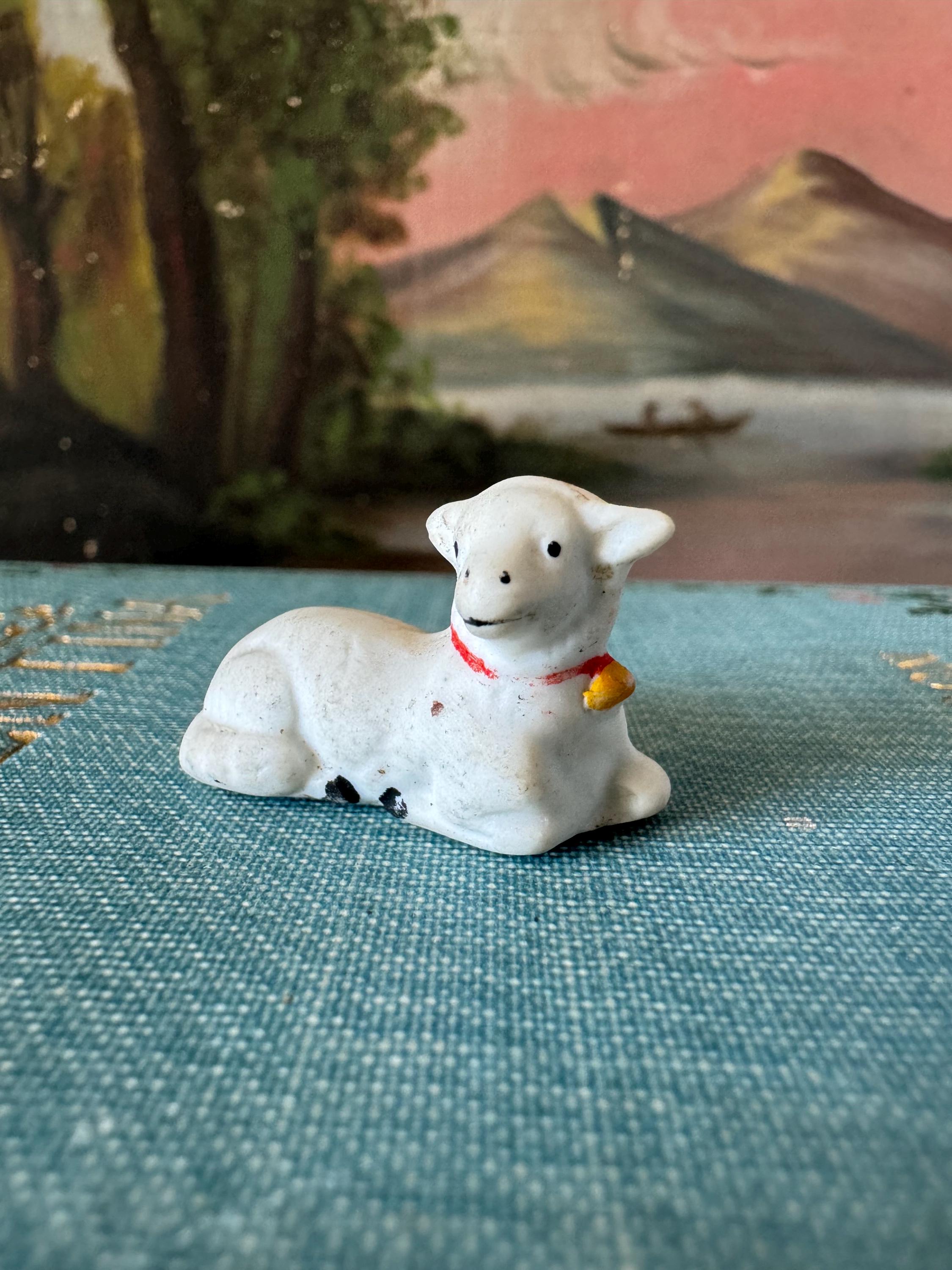 Antique putz sheep - Etsy 日本
