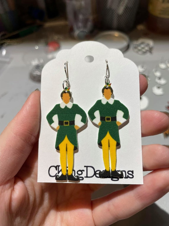 Christmas elf best sale earrings