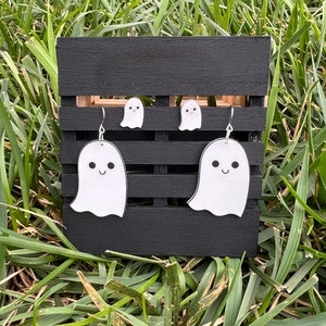 Smiley Ghost Earrings