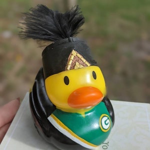 Customizable Marching Band Painted Rubber Duck, Marching Band Gift, Senior Marching Band Member Gift, Rubber Duck in Marching Band Uniform