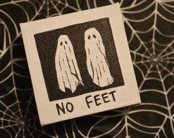 Ah, No Feet Canvas Art