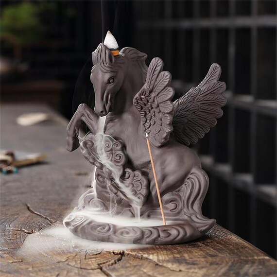 Inverted Flow Incense Burner Horse Tread Xiang Yun Incense Etsy