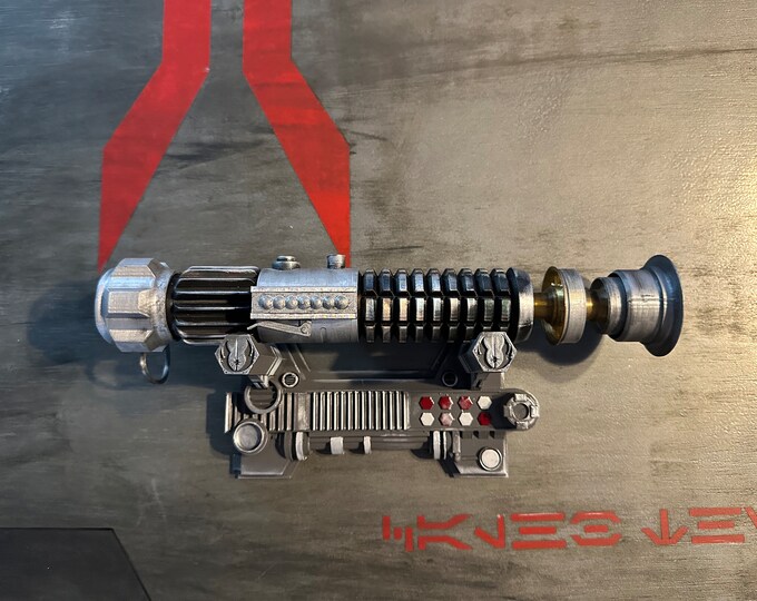 Star Wars Lightsaber Wall Display Holder Smuggler Dark Gray Etsy