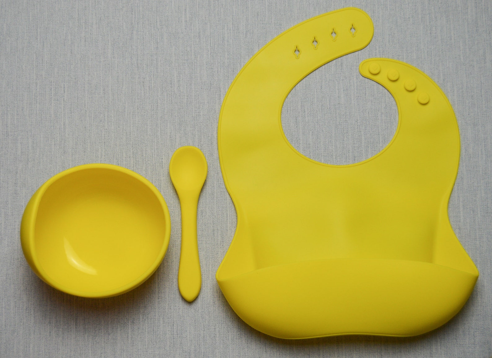 3 Piece Silicone Baby Feeding Set Baby Girl Gift Baby Boy Etsy