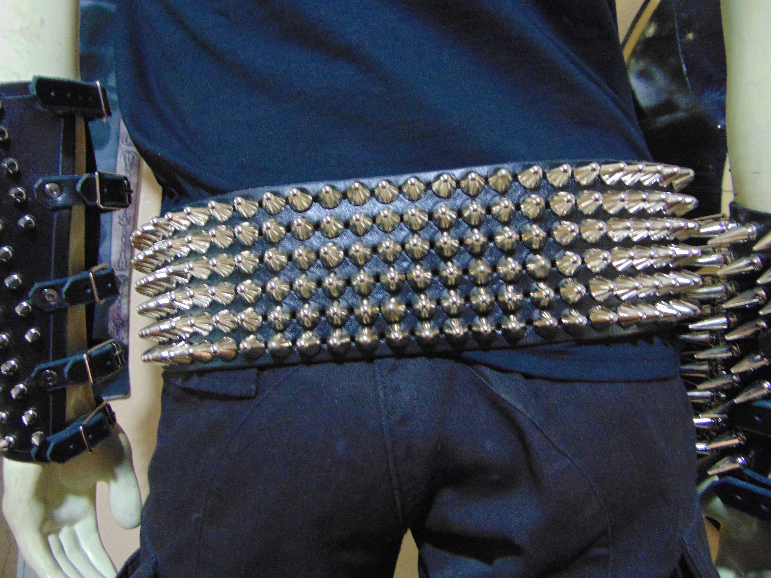 SACRED REICH Leather Old School Silver Cone Studded Belt - Etsy SACRED REICH Leather Old School Silver Cone Studded Belt - Etsy