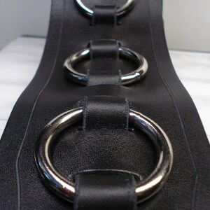 DAGON Leather Strapped Ringed Guitar Strap - Etsy