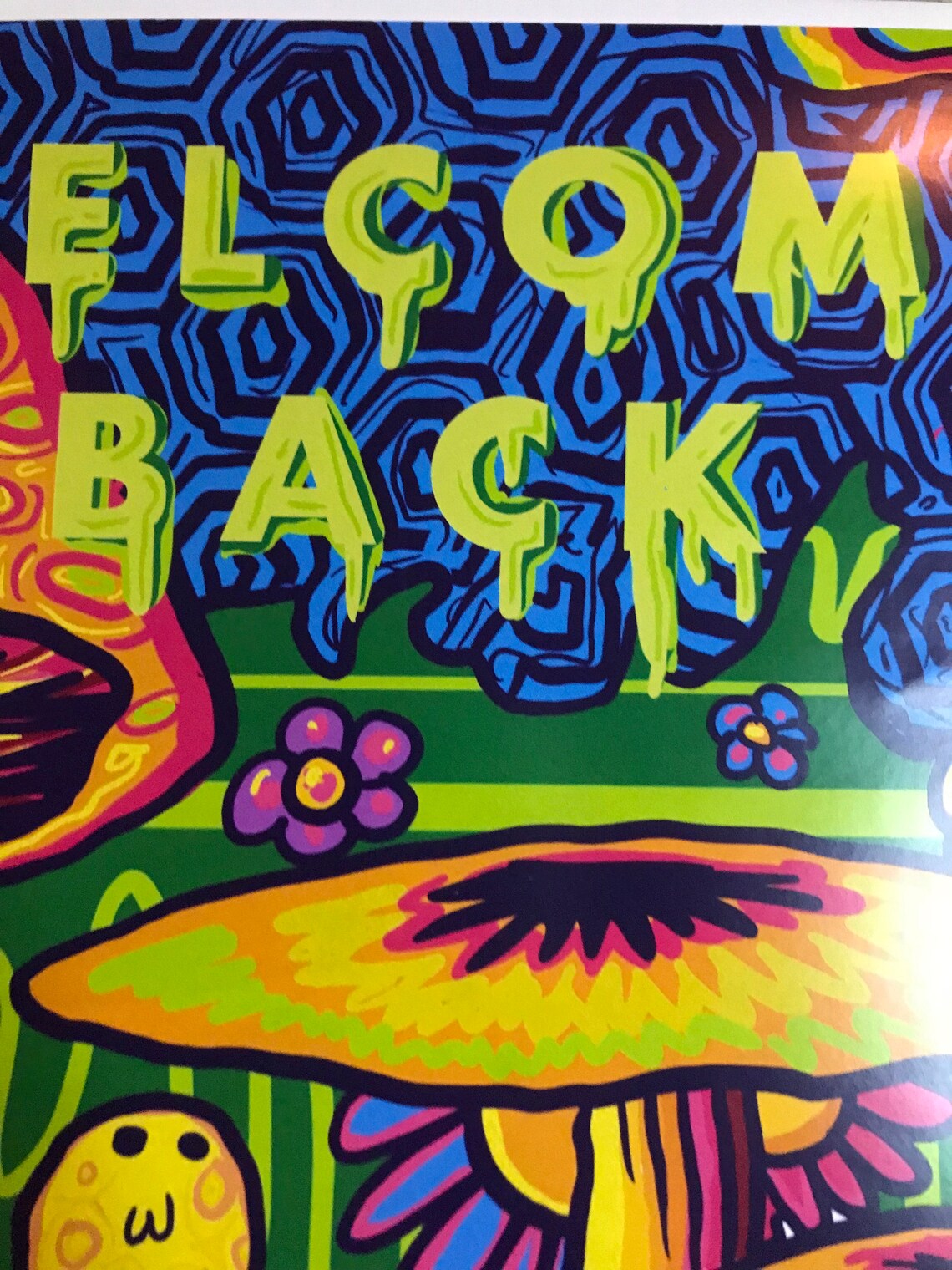 Trippy Poster for Trippy Room Decor Aesthetic by Pickled Ink Etsy
