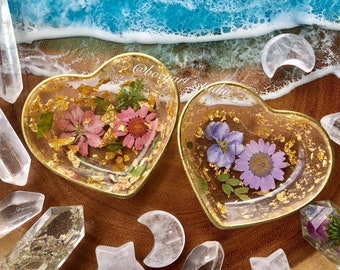Flowers Jewelry holder, Earrings Tray, Handmade Jewelry Storage