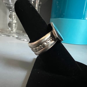 Floral and Fruit Motif Spoon Ring