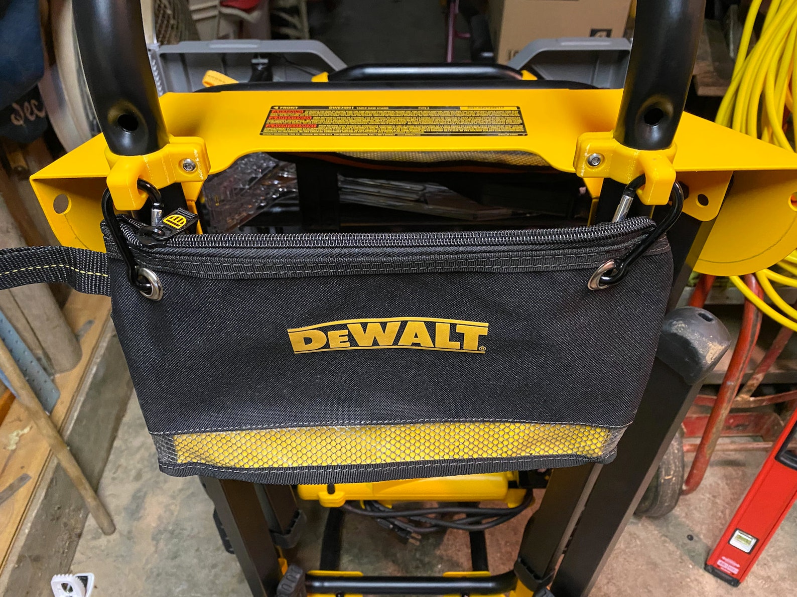 Dewalt Saw Accessory Mount With Bag & Carabiners see Full Etsy