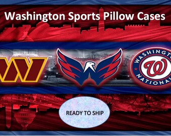 Washington Sports Pillow Cases