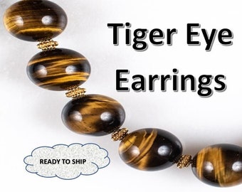 Tiger Eye Earrings