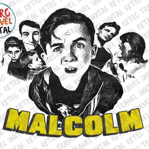 Malcolm In The Middle PNG, Comedy classic, TV show Digital Download, Malcolm, PNG high quality image