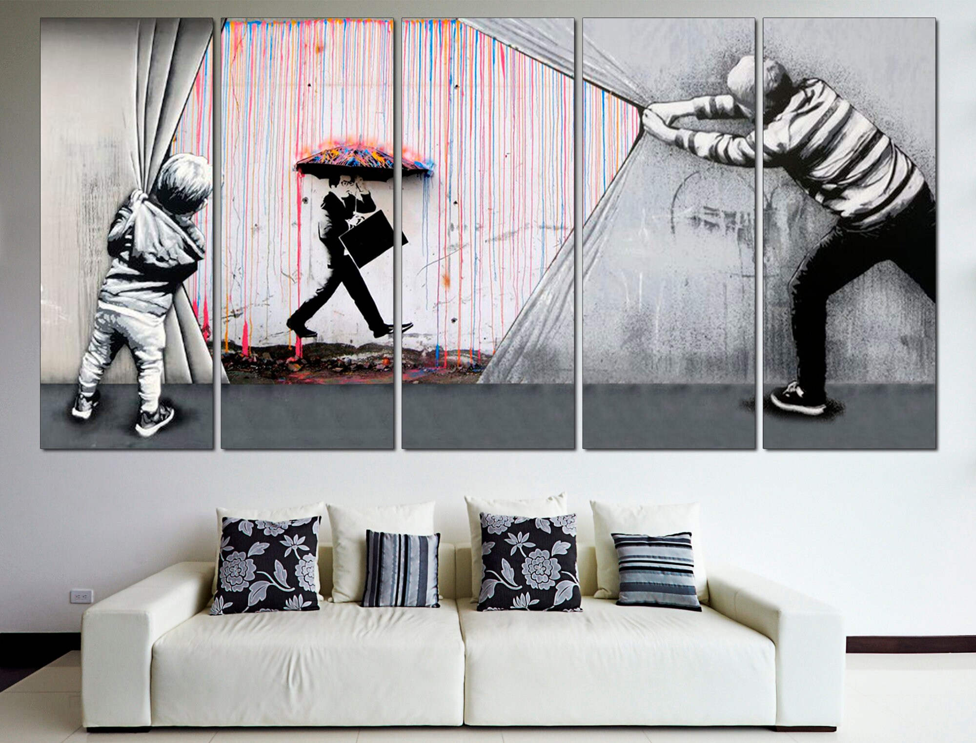 Urban Street Art Contemporary Canvas Graffiti Canvas Art Etsy UK